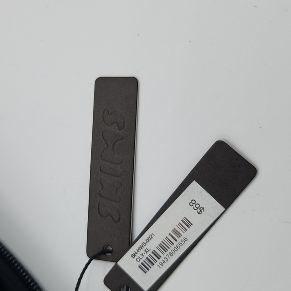 SKIMS Neoprene Pouch in Soot Black Cosmetic Bag - Picture 7 of 7